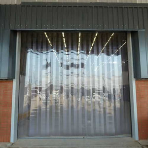 Strip Door Flap Curtain Complete Kit PVC Vinyl Plastic Strips